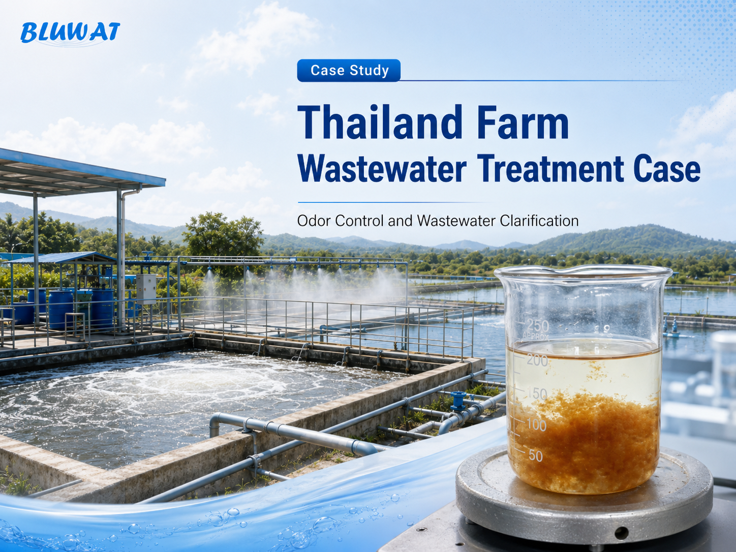 Najnowsze blogi firmy Thailand Farm Wastewater Treatment Case: Odor Control and Wastewater Clarification