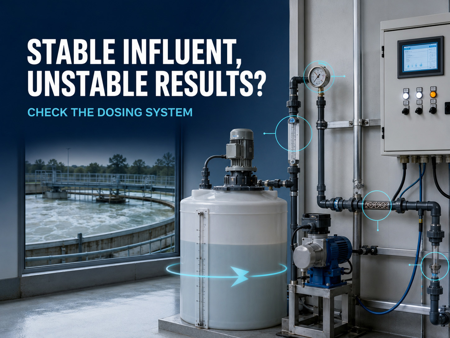 Najnowsze blogi firmy Stable Influent but Unstable Treatment Results? Check the Chemical Dosing System