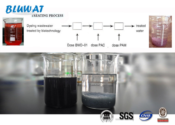 Przemysłowy system uzdatniania wody Środek odbarwiający flokulant ISO9001 SGS BV