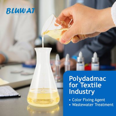 kupować PolyDADMAC do uzdatniania ścieków z przemysłu tekstylnego i utrwalania koloru | Bluwat Chemicals produkcja internetowa