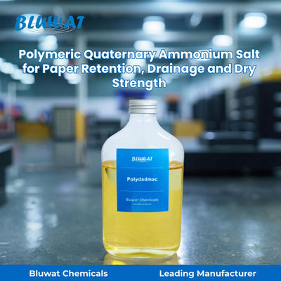 kupować Polymeric Quaternary Ammonium Salt Polydadmac for Paper Retention, Drainage and Dry Strength | Bluwat Chemicals produkcja internetowa
