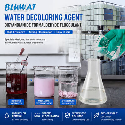 kupować Odbarwiacz ścieków Dicyandiamide Formaldehyd żywica soli amonowej do bezpośredniego barwienia Rozpraszać barwnik Pigment Barwnik Usunąć barwienie produkcja internetowa