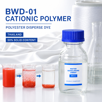 kupić BWD-01 Kationowy polimerowy środek odbarwiający wodę do ścieków z barwników dyspersyjnych poliestru w Tajlandii produkcja internetowa