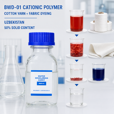 kupić BWD-01 Polimer kationowy do ścieków z barwienia przędzy bawełnianej i tkanin w Uzbekistanie produkcja internetowa