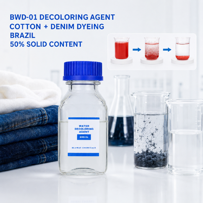 kupić BWD-01 Środek odbarwiający wody odpadowe do barwienia bawełny i dżinu w Brazylii produkcja internetowa