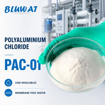 kupić 00,1% Maks. Nierozpuszczalny biały proszek 25 kg worek PAC-01 Polyaluminium Chloride for Membrane Feed Water produkcja internetowa