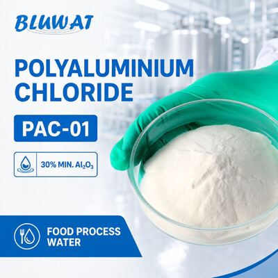 kupić 30% Min. Al2O3 Biały proszek PAC-01 Chlorek polialuminiowy do oczyszczania wody w procesach spożywczych produkcja internetowa
