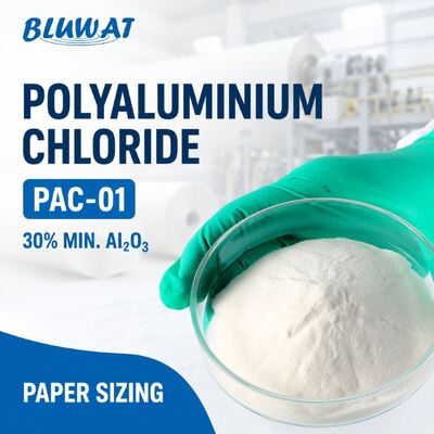 kupić 30% Min. Al2O3 Biały proszek PAC-01 Chlorek polialuminiowy do rozmiarowania i zatrzymywania papieru produkcja internetowa