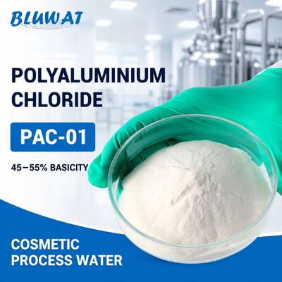 kupić PAC-01 Biały proszek chlorku polialuminiowego o 45-55% podstawowości w 25 kg workach do oczyszczania wody kosmetycznej produkcja internetowa