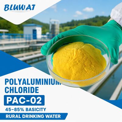kupić PAC-02 Chlorek polialuminiowy o zawartości maksymalnie 0,1% nierozpuszczalnych i 30% min. Al2O3 Zawartość w 25 kg worków do wody pitnej dla wiejskich produkcja internetowa