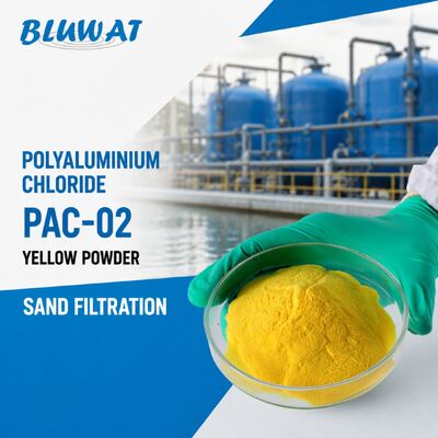 kupić 30% Min. Al2O3 Żółty Proszek PAC-02 Chlorek polialuminiowy do filtracji piasku produkcja internetowa