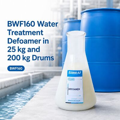 kupić BWF160 Nionionowy silikonowy odpieniak do ścieków o pojemności 50-300 ppm Dawka w 25 kg i 200 kg bębenkach produkcja internetowa