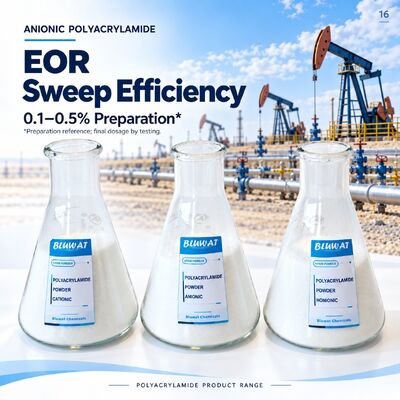 kupić Anionic Polyacrylamide APAM 0.1-0.5% Working Solution for EOR Sweep Efficiency Improvement in 25kg PE Bag produkcja internetowa