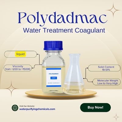 NSF Certified Chemicals Purifying Water Water Treatment Coagulant PolyDADMAC PDADMAC CAS nr 26062-79-3