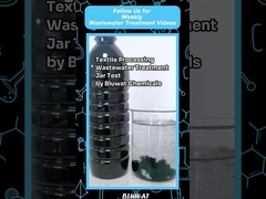 Oczyszczanie ścieków włókienniczych metodą krzepnięcia i flokkowania