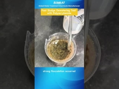 Odwodnienie błota za kilka minut za pomocą poliakrylamidu