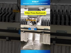 #WasteWaterTreatment Demo #FilterPress Backwash Woda oczyszczana przez #BluwatChemicals