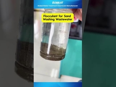 #Flocculant for #SandWashing Wastewater. #Szybki test reakcji poliakrylamidu!