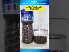 Testowanie ścieków ze skóry. #DecolorizingAgent #PAM #BluwatChemicals #WastewaterTreatment