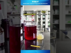 #Krótkie | Oczyszczanie ścieków barwnych za pomocą #ŚrodkaOdbawiającego #PAM #PAC | Test laboratoryjny Bluwat Chemicals